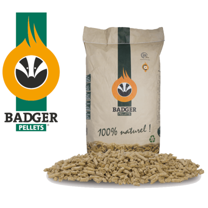 BADGER Pelletpalette, 65 Säcke à 15 kg, Ansicht 1