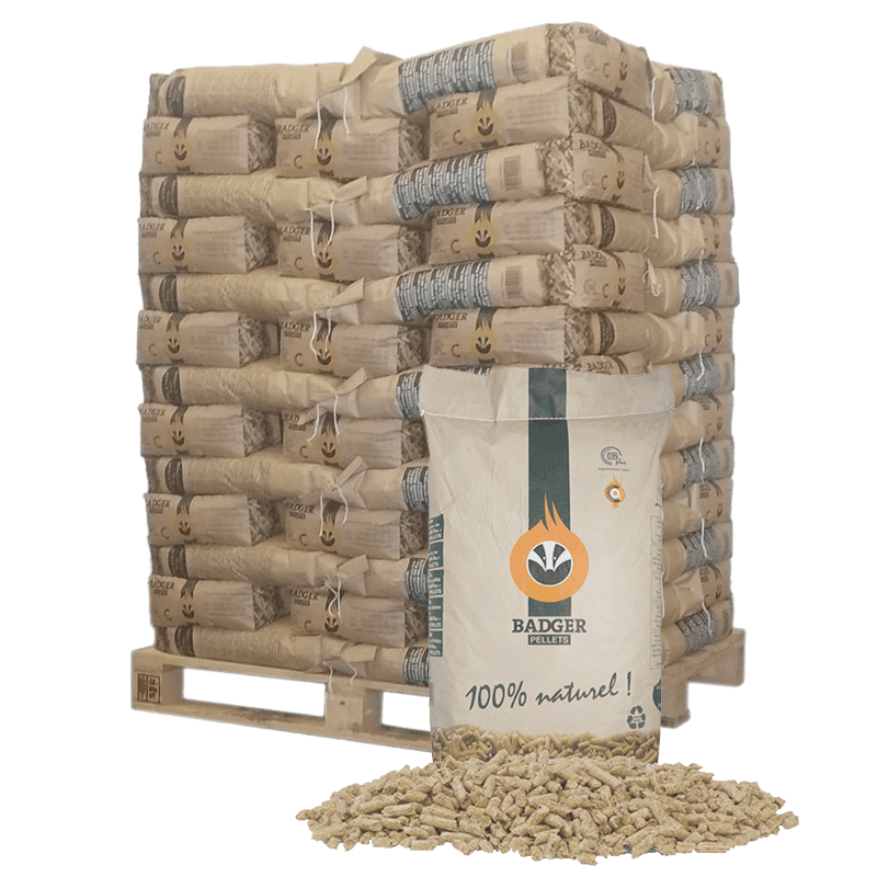 BADGER Pelletpalette, 65 Säcke à 15 kg, Ansicht 2