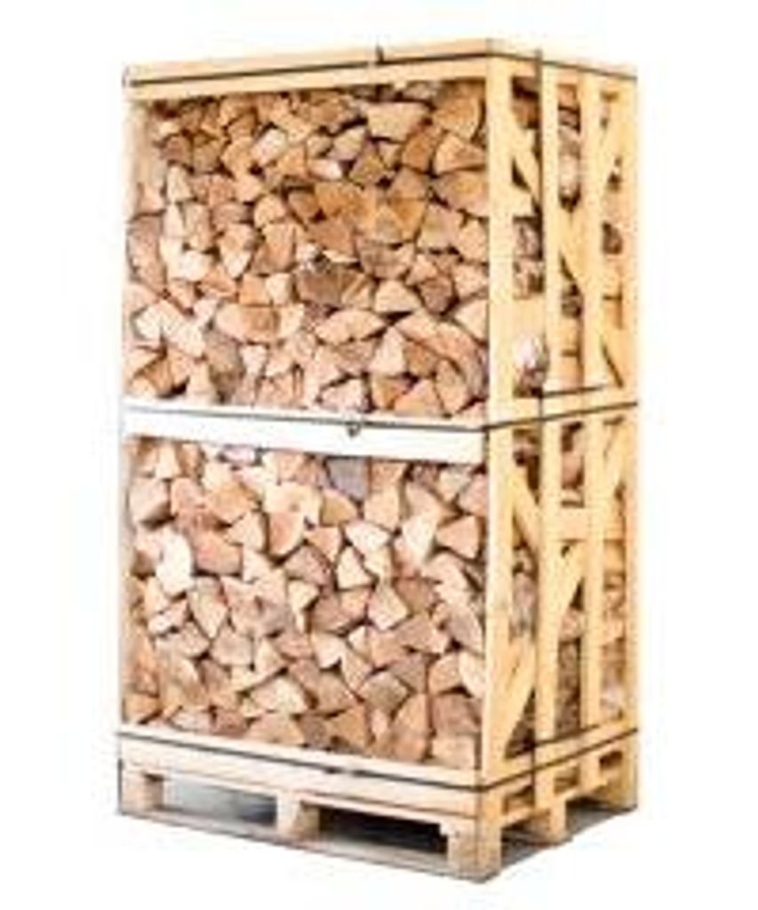 Produktansicht 1 zu Birke-Brennholz – 25cm, auf Palette