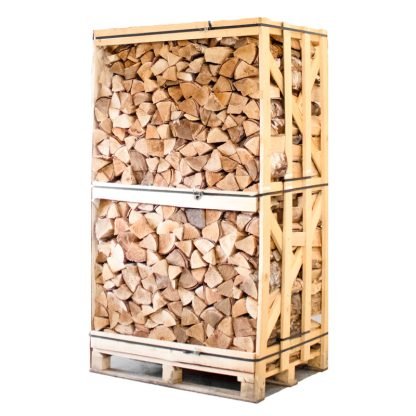Produktansicht 1 zu Birke Kaminholz – Palette kammergetrocknetes gespalten Birken Brennholz 25cm