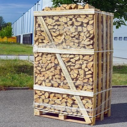 Produktansicht 1 zu Brennholz – Birke 25 cm – 1,8 Raummeter auf Palette, kammergetrocknet & ofenfertig