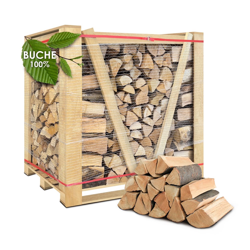Produktansicht 1 zu Brennholz – Buche kammergetrocknet 1,6 SRM (1 RM) | Scheitlänge 25 cm