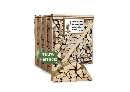 Produktansicht 1 zu Brennholz – Hainbuche 1RM Box 25 cm