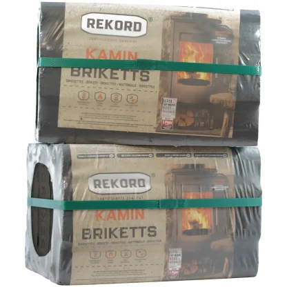Briketts in ausgewählter Ausführung – 20 kg REKORD Braunkohle Kohle Brennstoff für & – 2 x 10 kg – Produktansicht