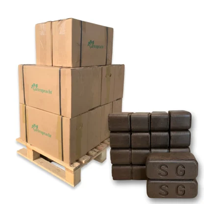 Briketts in ausgewählter Ausführung – 300KG Palette Premium Torf aus DE. Vergleichbar Kohle Heizen – Produktansicht