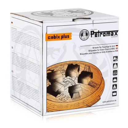 Briketts in ausgewählter Ausführung – Petromax für Feuertopf & Grill c-plus – Brenndauer bis zu 4 Stunden 3k – Produktansicht