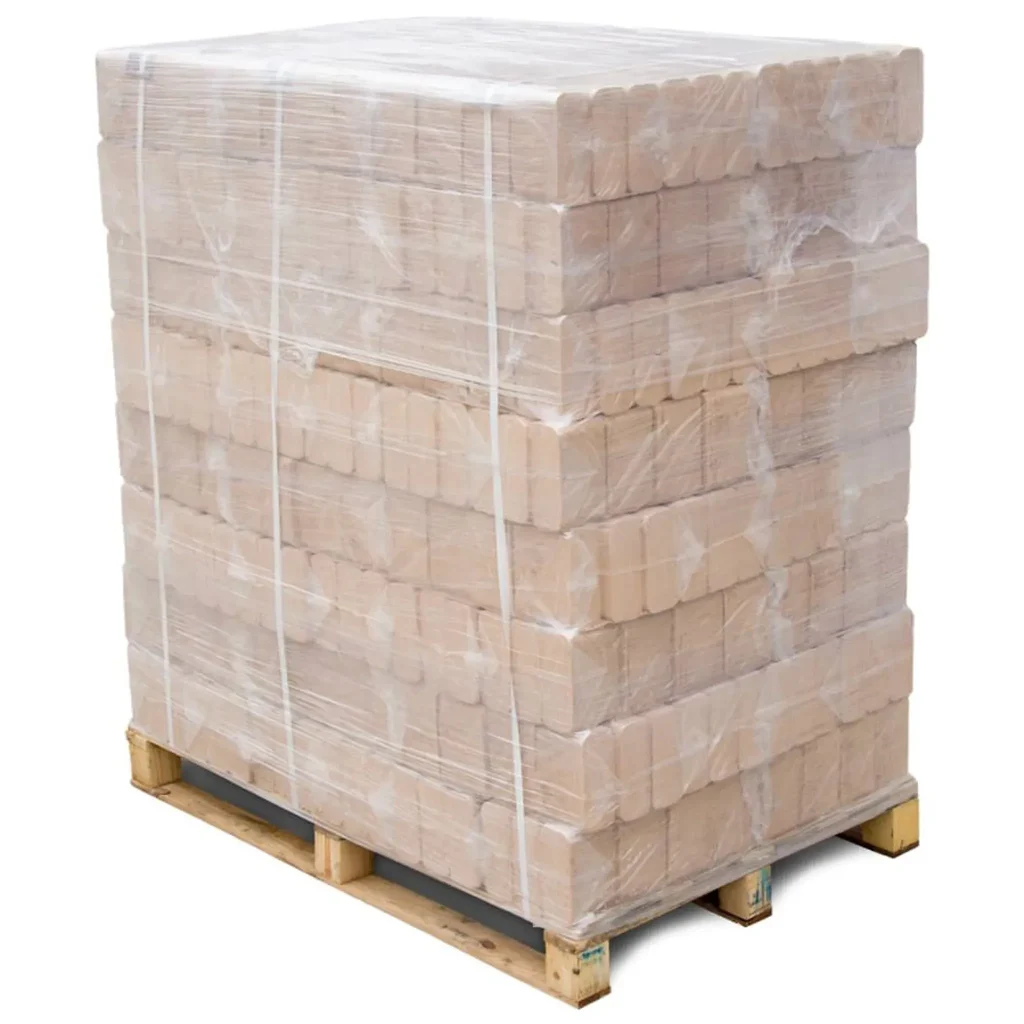 Briketts in ausgewählter Ausführung – RUF Holzbriketts aus BUCHE 96x10kg , 960kg gesamt – Produktansicht