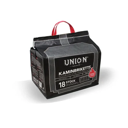 Briketts in ausgewählter Ausführung – Union Kaminbriketts Kohle 10 kg Kohlebriketts Brennstoff – Produktansicht