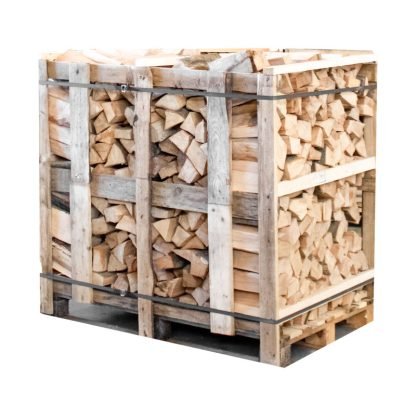 Produktansicht 1 zu Buche Kaminholz – Halbe Palette kammergetrocknetes gespalten Buchen Brennholz 25 cm