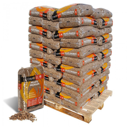 CRÉPITO Pelletpalette, 72 Säcke à 15 kg, Ansicht 1