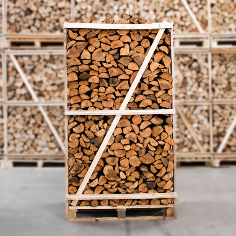 Produktansicht 4 zu Erle Kaminholz – Palette kammergetrocknetes gespalten Erle Brennholz 25cm