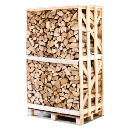 Produktansicht 1 zu Esche Kaminholz – Palette kammergetrocknetes gespalten Esche Brennholz 25cm