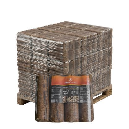 Produktansicht 1 zu Giant Flames Holzbriketts von Giant Flames – Holzbriketts 190 Packungen x 4,8 kg (912kg)