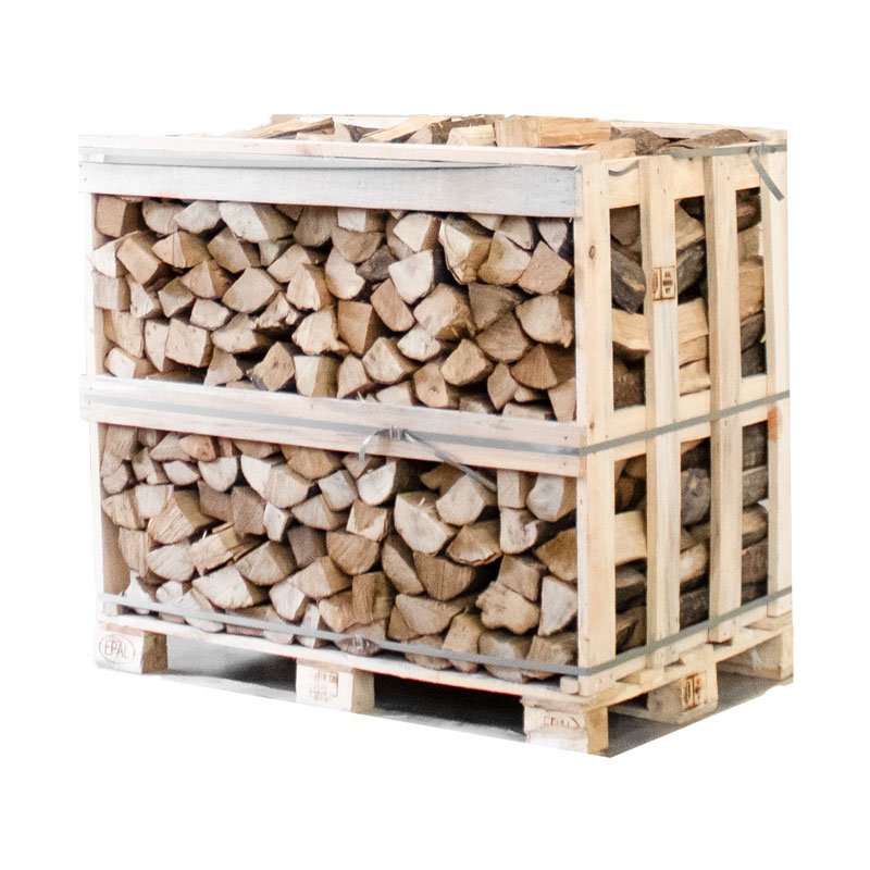 Produktansicht 1 zu Hainbuche Kaminholz – Halbe palette kammergetrocknetes gespalten Hainbuche Brennholz 25cm