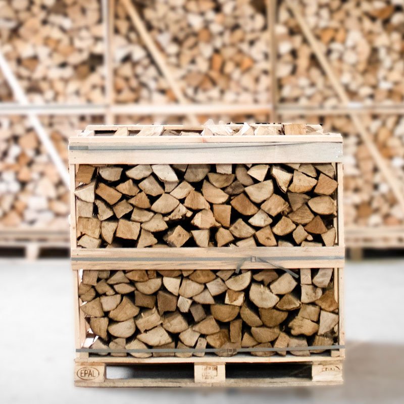 Produktansicht 4 zu Hainbuche Kaminholz – Halbe palette kammergetrocknetes gespalten Hainbuche Brennholz 25cm