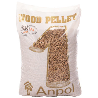 Holzpellets in ausgewählter Ausführung – Holzpellet Anpol Enplus A1 mit per Sattelzug – Produktansicht