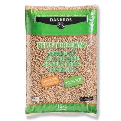Holzpellets in ausgewählter Ausführung – Holzpellets Dankros Enplus A1 – Produktansicht
