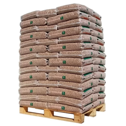Natürliche Energie, Holzpellets, Palette mit 70 x 15, kg, Säcken, Ansicht 1