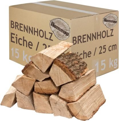 PALETT in ausgewählter Ausführung – Brennholz Holz Eiche 5-500 kg Für und Kaminofen Feuerschale Grill – Produktansicht