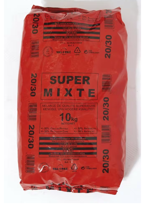 PALETT in ausgewählter Ausführung – DIE PALETTE MIT 70 SÄCKEN KOHLE 10KG 20/30 – Produktansicht