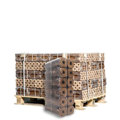 Produktansicht 1 zu Pini Kay Briketts – Pini Kay Briketts (Import) Säcke 48 x 10 kg (480 kg)