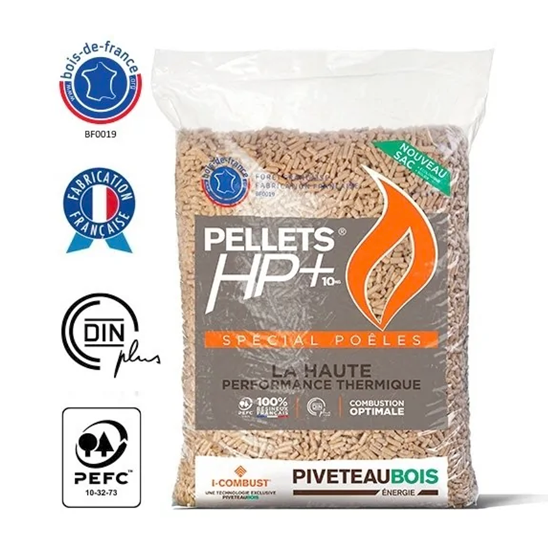 Piveteau HP+ Holzpellets, 72 Säcke à 15 kg, Ansicht 1