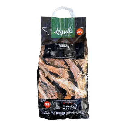 Räucherchips in ausgewählter Ausführung – Räucherchips aus Orangenholz im 3kg Beutel – Produktansicht