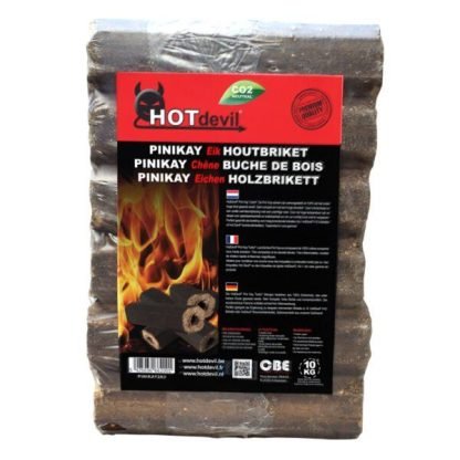Unsere besten Produkte in ausgewählter Ausführung – Gemischte Holzbriketts Pini Kay 100% Eiche + Nestro Eiche Palette – Produktansicht