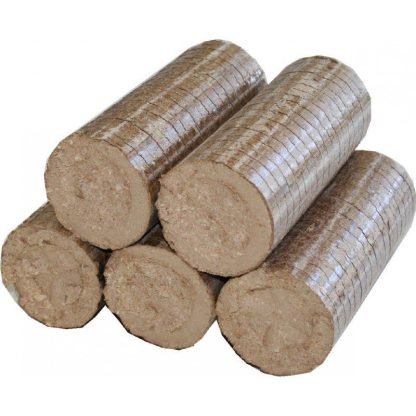 Unsere besten Produkte in ausgewählter Ausführung – Gepresste Holzscheite aus 100% Laubholz – Palette à 1040kg – Produktansicht